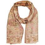 Reversible Faux Pashmina Scarf Floral Print Soft Lightweight