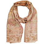 Reversible Faux Pashmina Scarf Floral Print Soft Lightweight