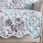 Reversible Floral Patchwork Furniture Protector - Maribel Collection - Che Cose Belle