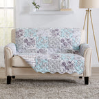 Reversible Floral Patchwork Furniture Protector - Maribel Collection - Che Cose Belle