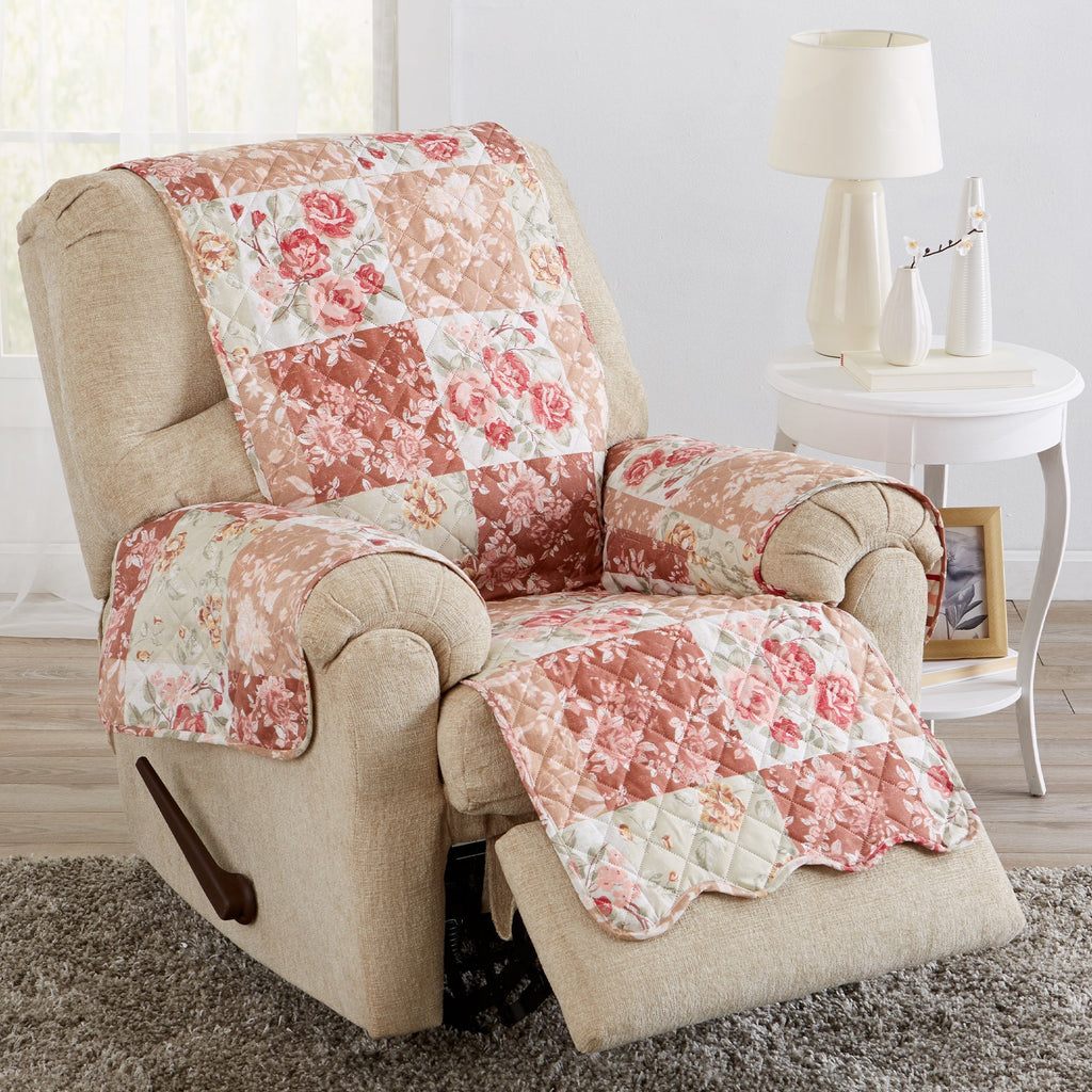 Reversible Floral Patchwork Furniture Protector - Maribel Collection - Che Cose Belle