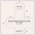 Reversible Floral Patchwork Furniture Protector - Maribel Collection - Che Cose Belle