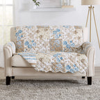 Reversible Floral Patchwork Furniture Protector - Maribel Collection - Che Cose Belle