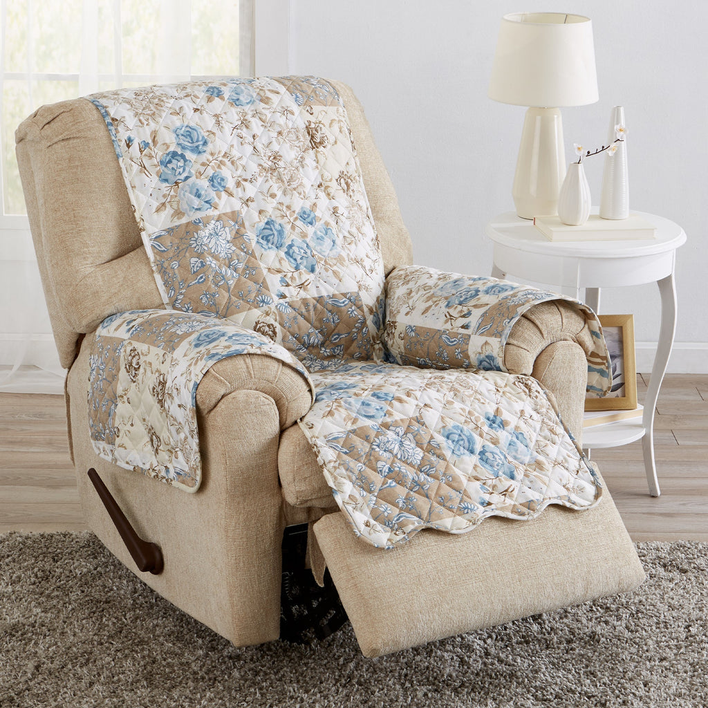 Reversible Floral Patchwork Furniture Protector - Maribel Collection - Che Cose Belle