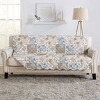 Reversible Floral Patchwork Furniture Protector - Maribel Collection - Che Cose Belle