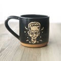 Frankenstein Mug, Farmhouse Style Handmade Pottery