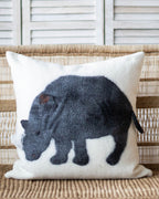 Rhino Cozy Throw Pillow - Che Cose Belle