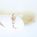Rhodolite Garnet Silver Isla Bracelet - Che Cose Belle