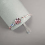 Rhodolite Garnet Silver Isla Bracelet - Che Cose Belle