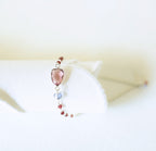 Rhodolite Garnet Silver Isla Bracelet - Che Cose Belle