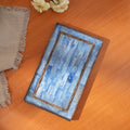 Ribaldi Handmade Bone Inlaid Wooden Tray/Décor & Serving Tray - 12X7.25X0.8" - Che Cose Belle