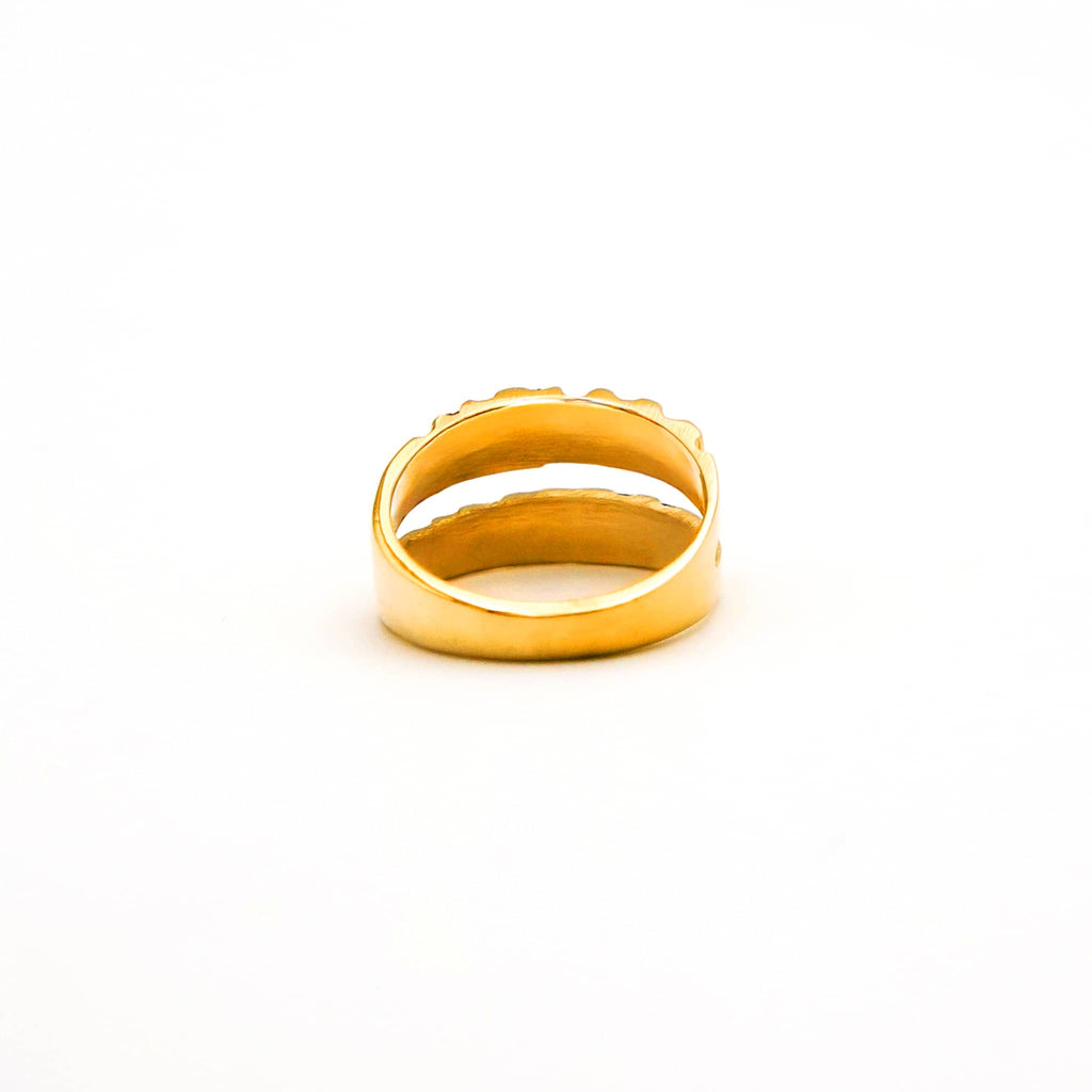 Ribbed Double Band Ring | Matata - Che Cose Belle