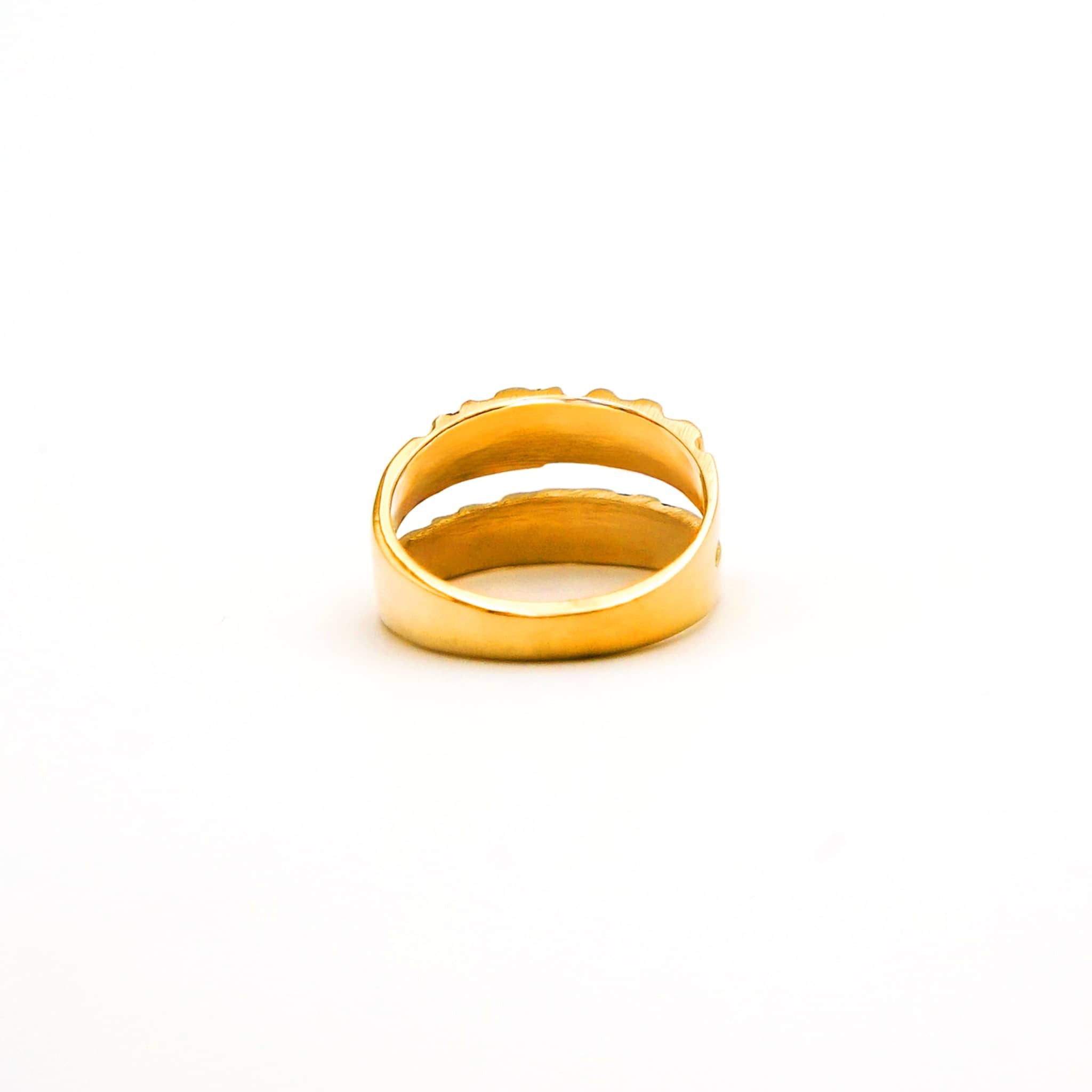 Ribbed Double Band Ring | Matata - Che Cose Belle