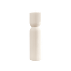 Ribbed Hourglass Pillar Candle - Che Cose Belle