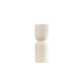 Ribbed Hourglass Pillar Candle - Che Cose Belle