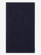 Riccardo (blue & brown) - Italian cashmere scarf with pattern - Che Cose Belle