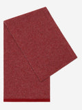 Riccardo (red & grey) - Italian 100% cashmere scarf with pattern - Che Cose Belle