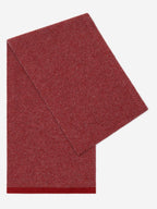 Riccardo (red & grey) - Italian 100% cashmere scarf with pattern - Che Cose Belle