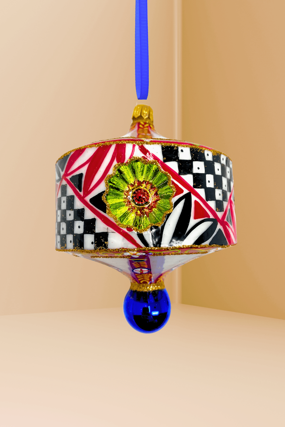 Ricchezza Lantern Glass Christmas Ornament - Che Cose Belle