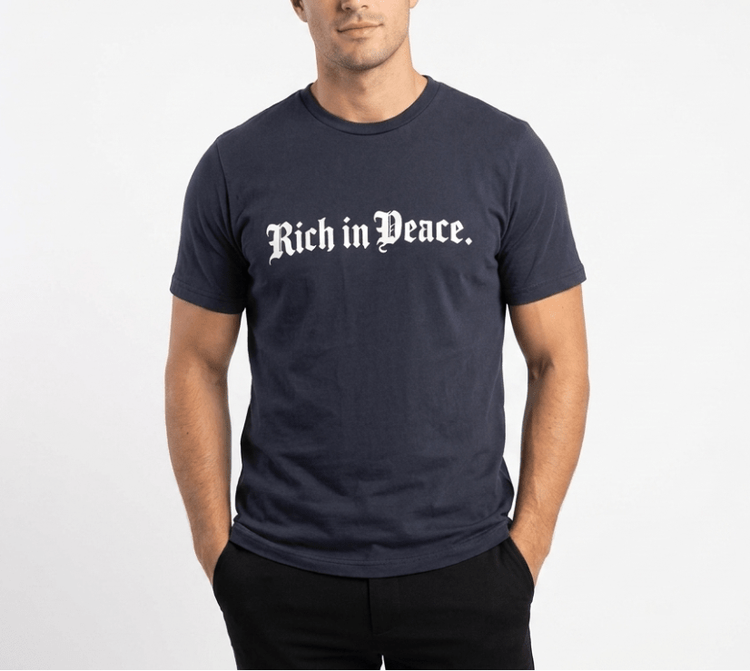 Rich in Peace (Navy) - Che Cose Belle