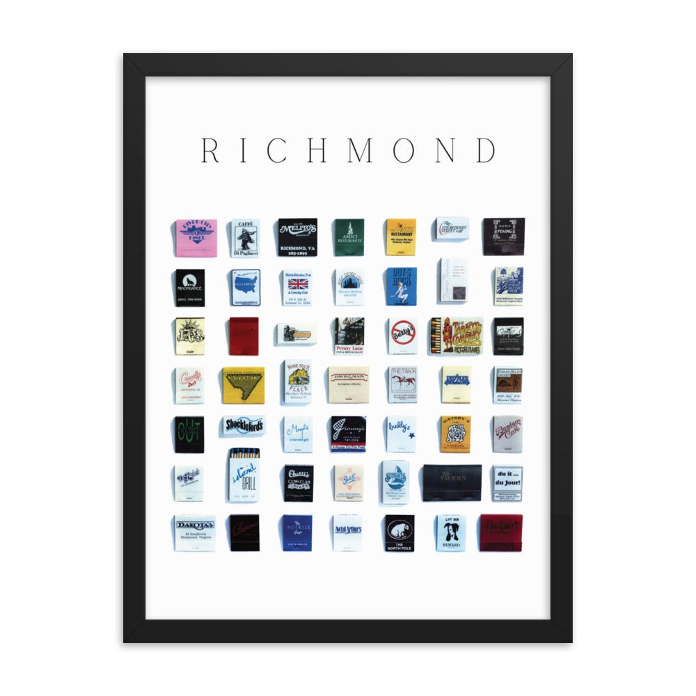 Richmond Vintage City Framed Print - Che Cose Belle