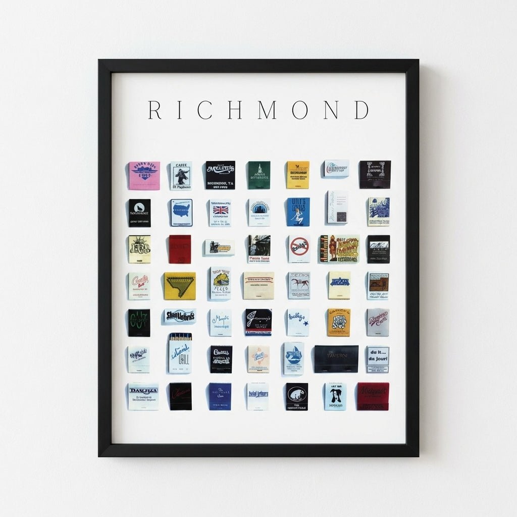 Richmond Vintage City Framed Print - Che Cose Belle