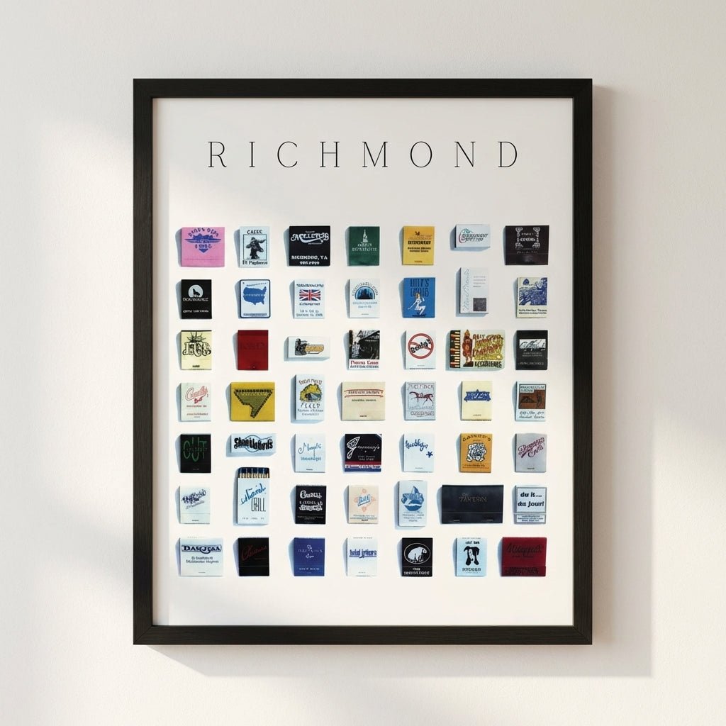 Richmond Vintage City Framed Print - Che Cose Belle