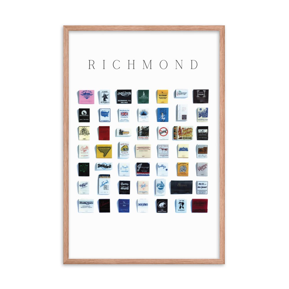 Richmond Vintage City Framed Print - Che Cose Belle