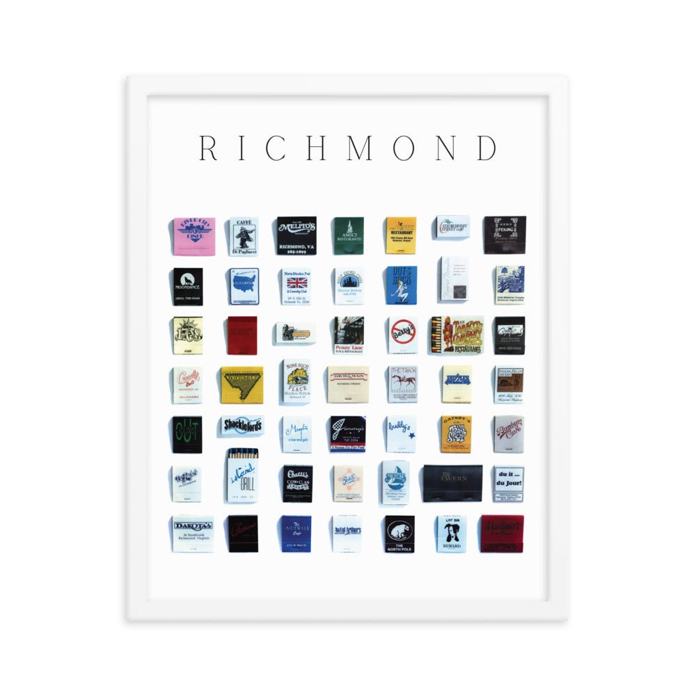 Richmond Vintage City Framed Print - Che Cose Belle