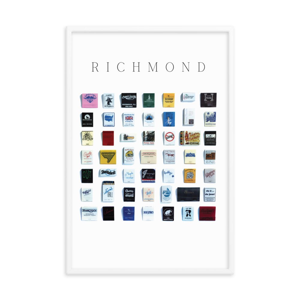 Richmond Vintage City Framed Print - Che Cose Belle