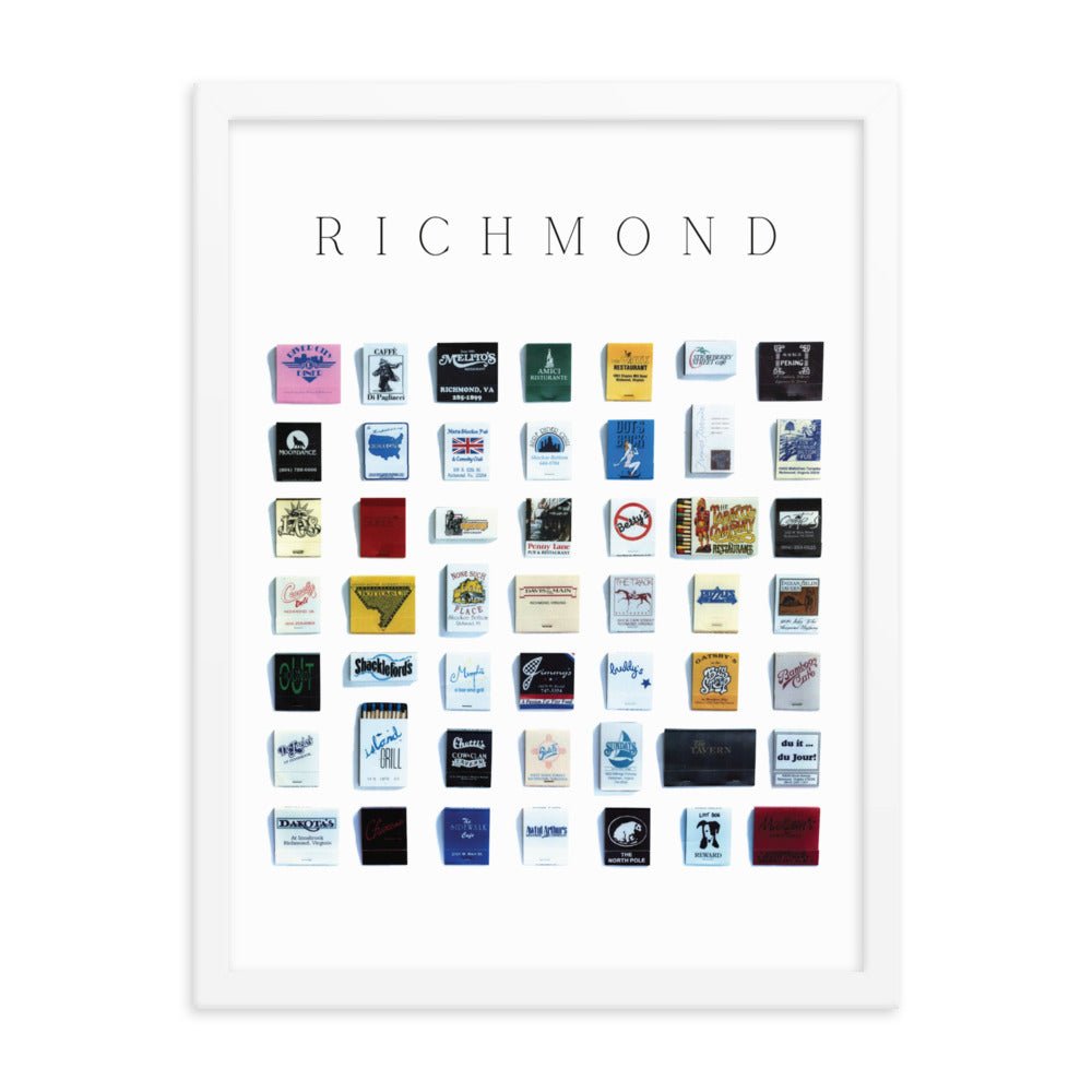 Richmond Vintage City Framed Print - Che Cose Belle
