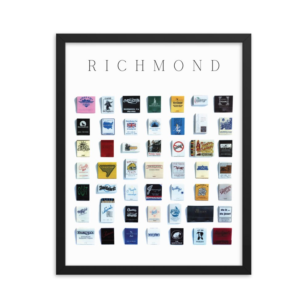 Richmond Vintage City Framed Print - Che Cose Belle