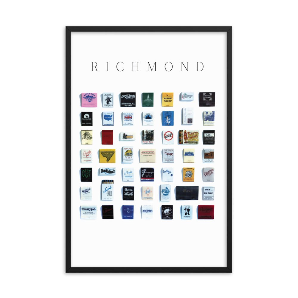 Richmond Vintage City Framed Print - Che Cose Belle