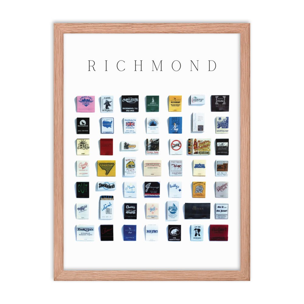 Richmond Vintage City Framed Print - Che Cose Belle