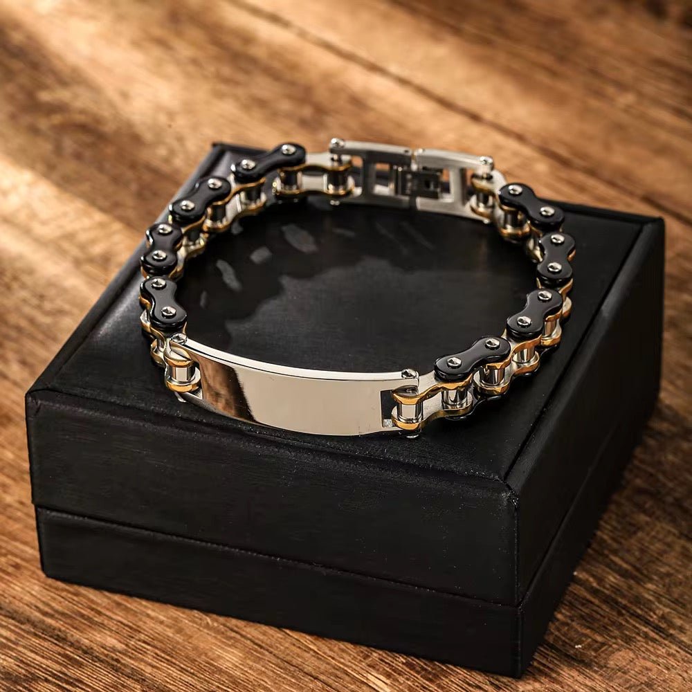 Rider Chain Steel Bracelet - Che Cose Belle