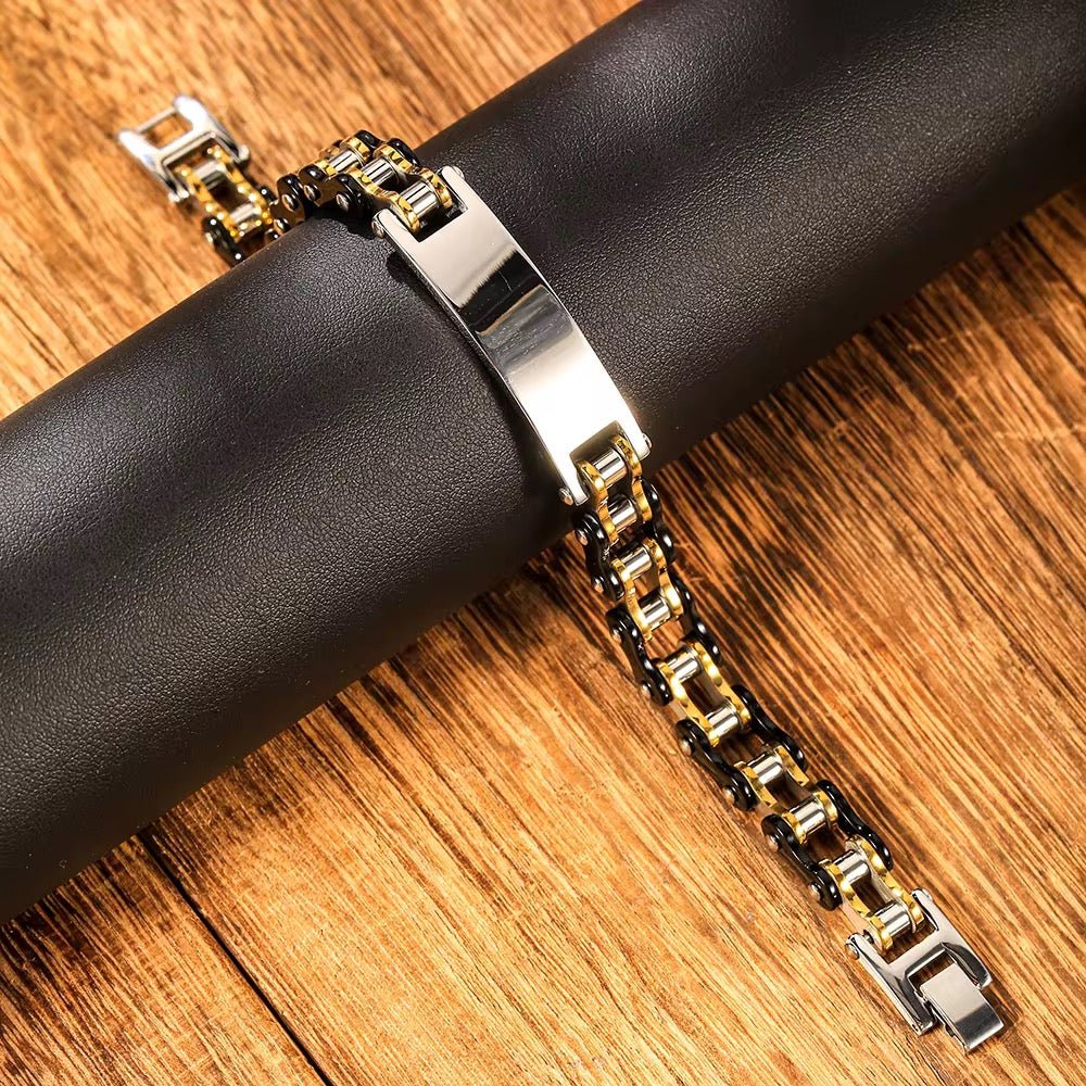 Rider Chain Steel Bracelet - Che Cose Belle