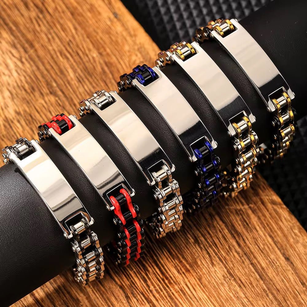 Rider Chain Steel Bracelet - Che Cose Belle