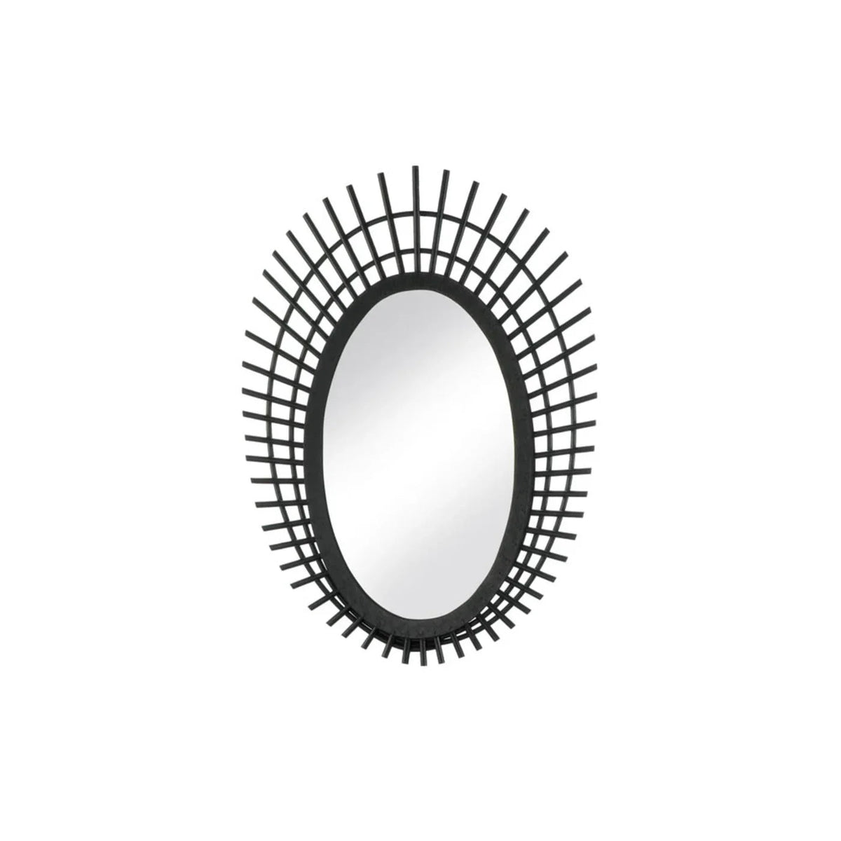 Riki Small Black Bamboo Mirror - Che Cose Belle