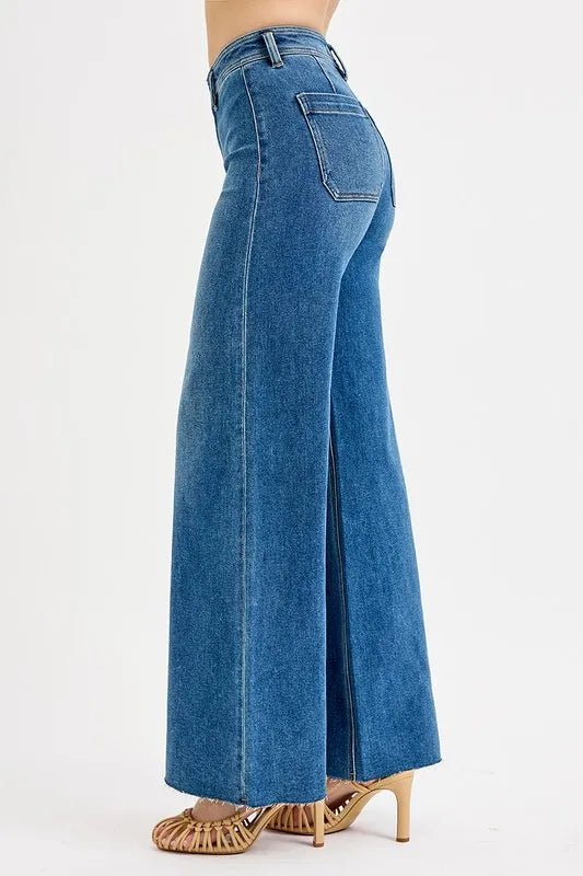 RISEN High - Waisted Wide Leg Jeans - Che Cose Belle