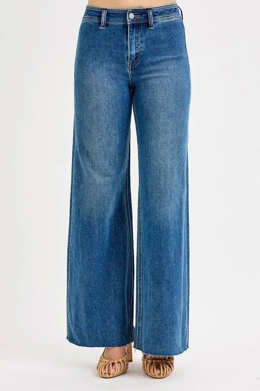 RISEN High - Waisted Wide Leg Jeans - Che Cose Belle