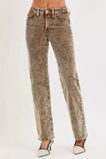 RISEN Tummy Control Mid Rise Straight Leg Corduroy Pants - Che Cose Belle