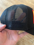 Rising Sun High Frequency Trucker Hat (Black with Sun-Blend patch) - Che Cose Belle