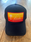 Rising Sun High Frequency Trucker Hat (Black with Sun-Blend patch) - Che Cose Belle