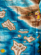 RJC Mens Hawaiian Shirt Hawaiian Islands Made in Hawaii - S - Che Cose Belle