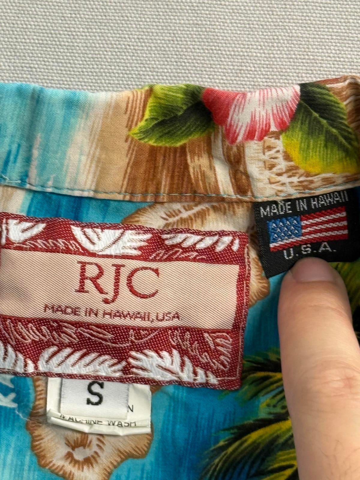 RJC Mens Hawaiian Shirt Hawaiian Islands Made in Hawaii - S - Che Cose Belle