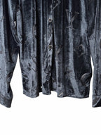 LV All-over Velvet Long-sleeved Shirt