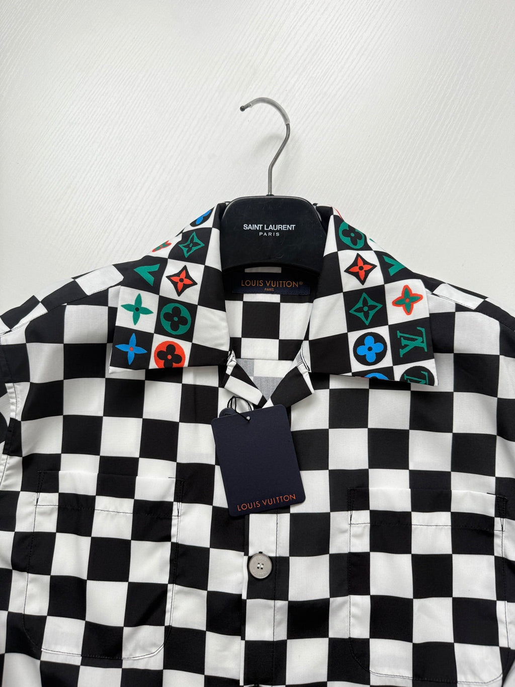 LV checkered Short-Sleeve Shirt