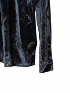 LV All-over Velvet Long-sleeved Shirt