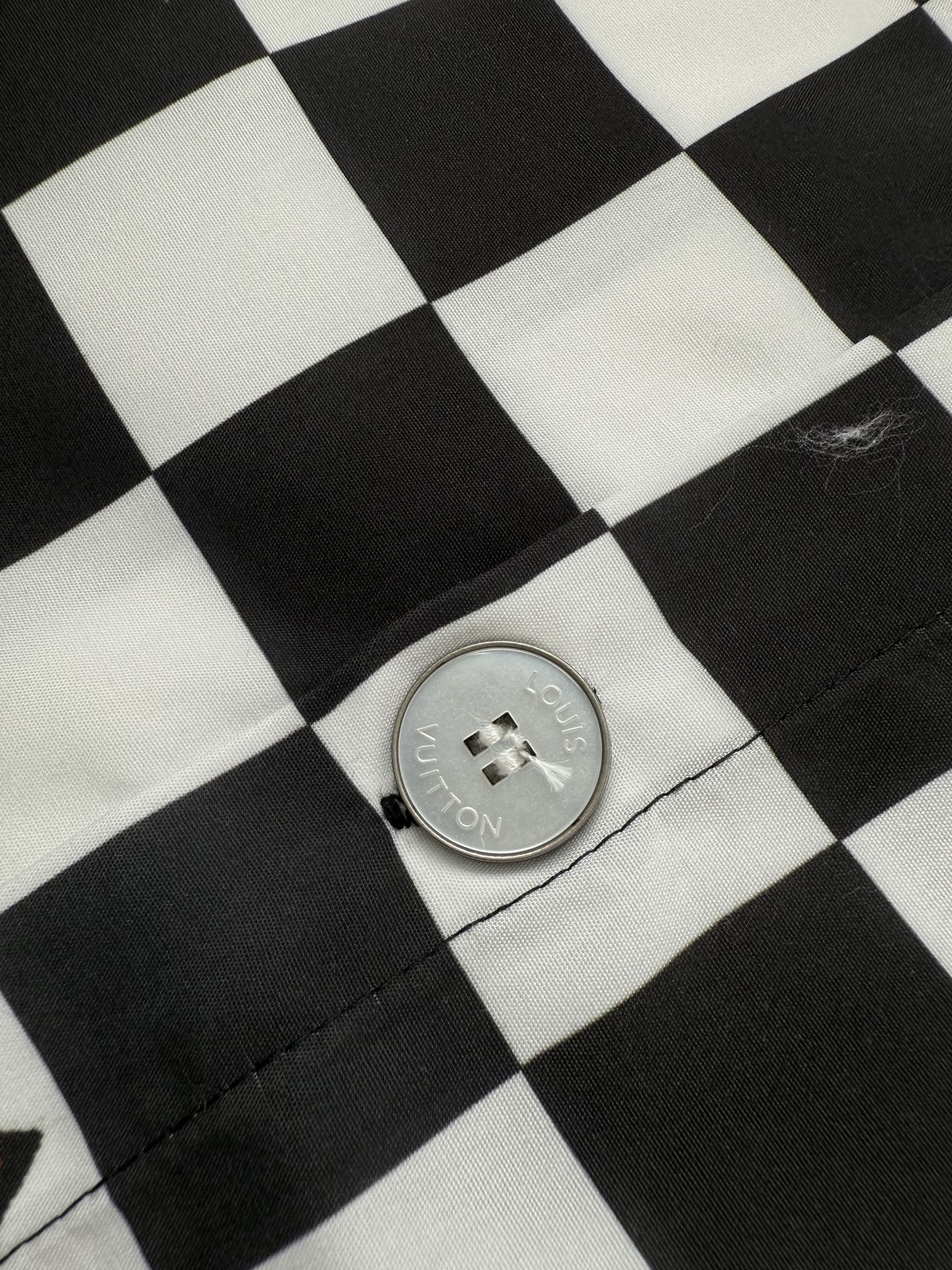 LV checkered Short-Sleeve Shirt
