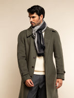 Romeo (blue/grey) - Italian warm and soft scarf made from 100% wool - Che Cose Belle